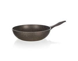 BANQUET Pánev WOK s nepřilnavým povrchem PREMIUM Dark Brown 28 x 7,8 cm