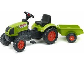 FALK Šlapací traktor 2040 Claas Arion s vlečkou