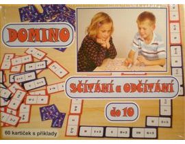 Domino sčítání a odčítání do 10 - 60 ks