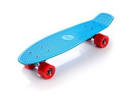 Pennyboard Meteor 23690 petrolejový - červený