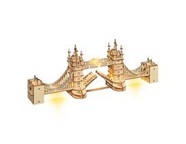 RoboTime dřevěné 3D puzzle most Tower Bridge svítící