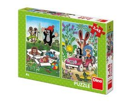 Dino KRTKO sa radujú 2x48 Puzzle NOVÉ