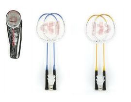 Badminton sada + 3 košíčky Donnay kov 66cm asst 3 farby v taške Cena za 1ks