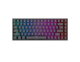 Mechanická klávesnice Royal Kludge RK84 RGB, červené spínače (černá)