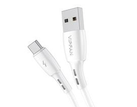 Kabel USB-C Vipfan Racing X05, 3A, 3 m (bílý)