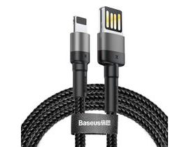 Baseus Cafule Oboustranný kabel USB Lightning 1,5 A 2 m (šedo-černý)