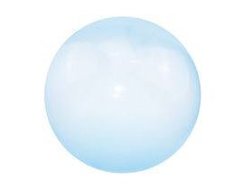 Pružný nafukovací míč - modrý
