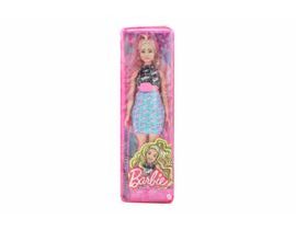 Barbie Model - Black -Blue Dress s obličkou HJT01