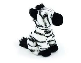 Pyšová zebra sedící 18 cm