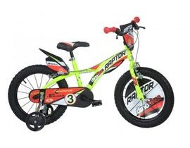 Dětské kolo Dino Bikes 616-RP Raptor 16 neon yellow