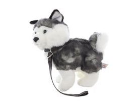 Plyš Husky s vodítkem 25 cm