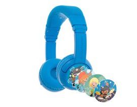 Bezdrátová sluchátka pro děti Buddyphones PlayPlus (modrá)