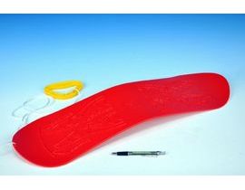 Snowboard Plast 70cm Red