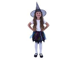 Detský kostým tutu sukne čarodejnice / Halloween