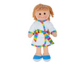 Bigjigs Toys Látková bábika Michelle 34 cm