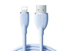Kabel barevný 3A USB k Lightning SA29-AL3 / 3A / 1,2 m (modrý)