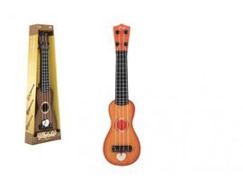 Ukulele / gitara plast 39cm s trsátka 2 farby v krabičke 12x40x5cm Cena za 1ks