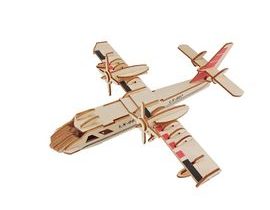 Woodcraft Dřevěné 3D puzzle Bombardér