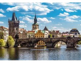 Praha: Pohľad na Charles Bridge 1000 kusov