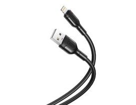 Kabel USB k Lightning XO NB212, 2,1 A, 1 m (černý)