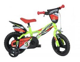 Dětské kolo Dino Bikes 612L-RP Raptor 12 neon yellow