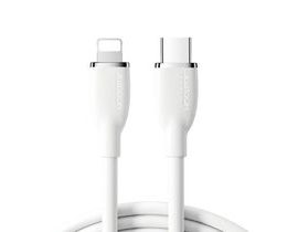 Kabel barevný 30W USB C k Lightning SA29-CL3 / 30W / 1,2m (bílý)