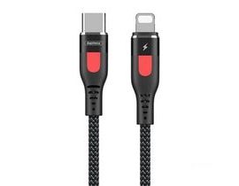 Kabel USB-C do Lightning Remax Lesu Pro, 1 m (černý)
