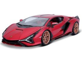 Bburago 1:18 TOP Lamborghini Sian FKP 37 Red