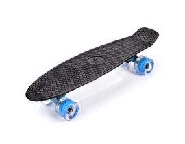 Pennyboard Meteor 23896 čierny s kolesami LED