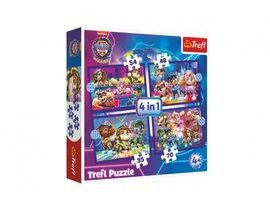 Puzzle 4v1 The Mighty Movie 2023 Paw Patrol/Tlapková Patrola v krabici 28x28x6cm