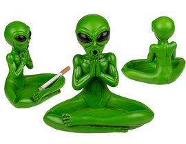 Popelník, Yoga Alien, cca 13,5 cm,