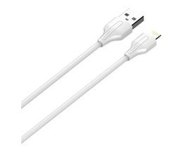 Kabel USB-Lightning LDNIO LS543, 2,1 A, 2 m (bílý)
