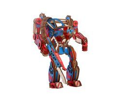 Woodcraft Dřevěné 3D puzzle Powersuit