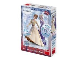 FROZEN II 200 diamantových puzzle NOVINKA