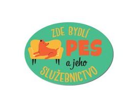 ALBI Cedulka na dveře - Pes