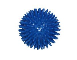 Masážní míček ježek 8 cm - modrý