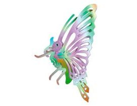 Woodcraft Drevené 3D puzzle malý motýľ