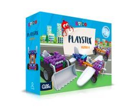 ALBI Kvído - Stavebnice Playstix - vozidla 146 dílků