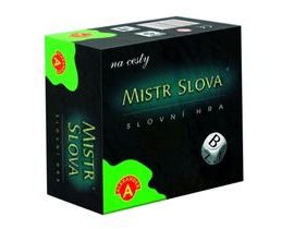 Majster Slova spoločenská hra na cesty s kockami v krabičke 13x12,5x6cm Cena za 1ks