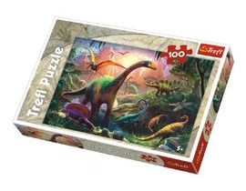 Puzzle Dinosaury 100 dielikov 41x27,5cm v krabici 29x20x4cm Cena za 1ks