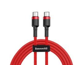 Baseus Cafule PD2.0 60W bleskové nabíjení USB pro kabel typu C (20V 3A) 2m Red