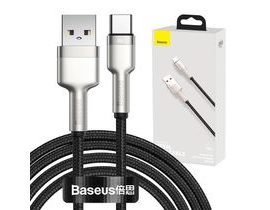 Kabel USB pro USB-C Baseus Cafule, 66 W, 2 m (černý)