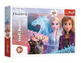 Puzzle Ľadové kráľovstvo II / Frozen II 30 dielikov 27x20cm v krabici 21x14x4cm Cena za 1ks
