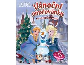 Vánoční omalovánka se samolepkami FROZEN - Ledové království