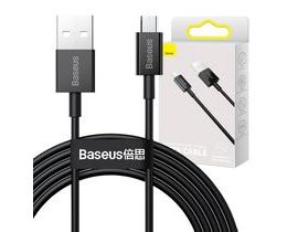 Kabel Baseus Superior Series USB na micro USB, 2A, 2 m (černý)