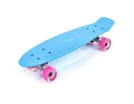 Pennyboard Meteor 23898 modrá s kolesami LED