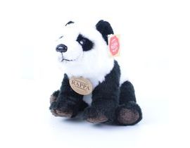 Plyšová panda sedící nebo stojící 22 cm ECO-FRIENDLY