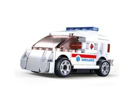 Sluban Power Bricks M38-B0916F Natahovací auto ambulance