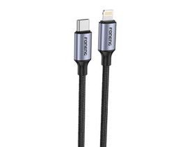 Foneng X95 fémfejű fonott kábel USB-C - Lightning PD20W 1,2 m (švýcarský)