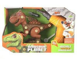Dinosaurus skrutkovacie Tyranosaurus so skrutkovačom na batérie